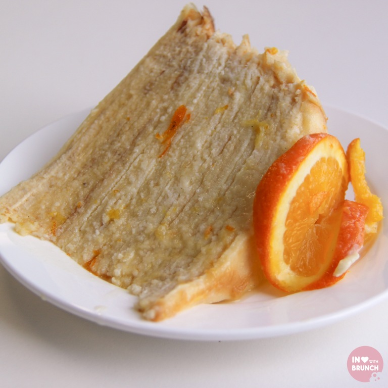 Orange Creme Crepe Cake Slice (1 of 1)